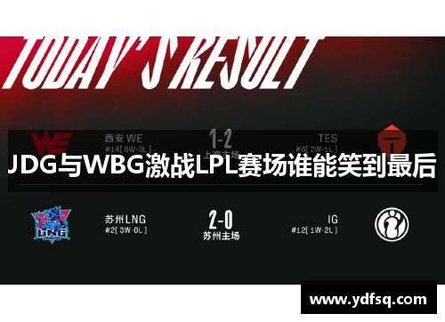 JDG与WBG激战LPL赛场谁能笑到最后 JDG与WBG激战LPL赛场谁能笑到最后